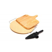 98155 Камінь для випічки з лопаткою та ножем Grill Pro, 33 см
